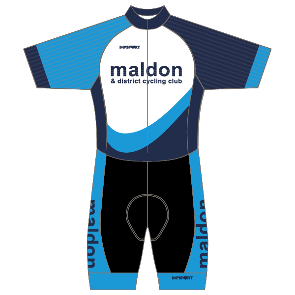 Maldon and District CC T2 Skinsuit - Short Sleeved