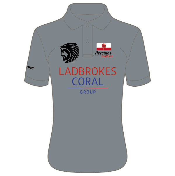 Gibraltar Triathlon Cool Polo (Charcoal)