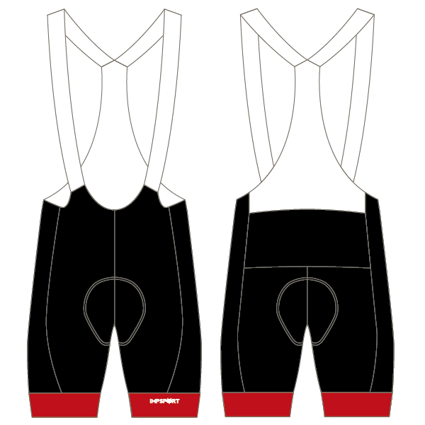 Bronte Wheelers CC T2 Bibshorts (Custom Leg Bands)
