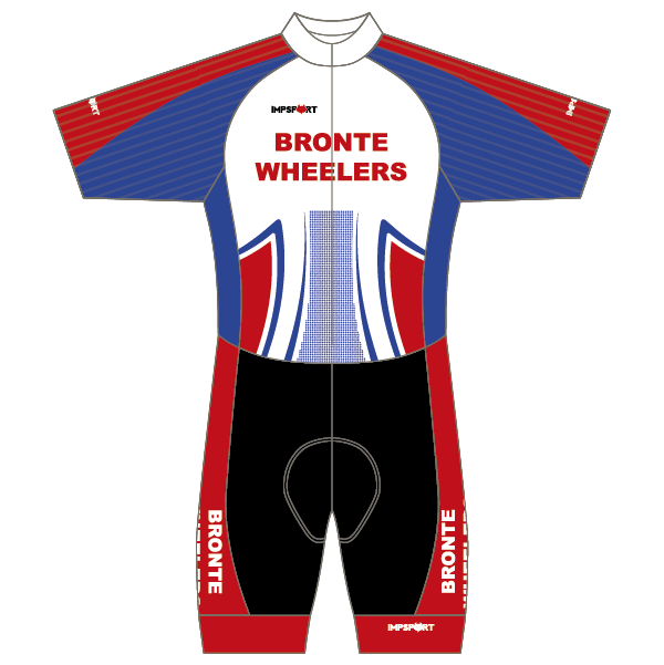 Bronte Wheelers CC T2 Skinsuit - Short Sleeved