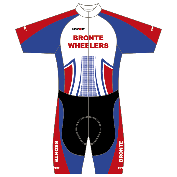 Bronte Wheelers CC T1 Skinsuit - Short Sleeved