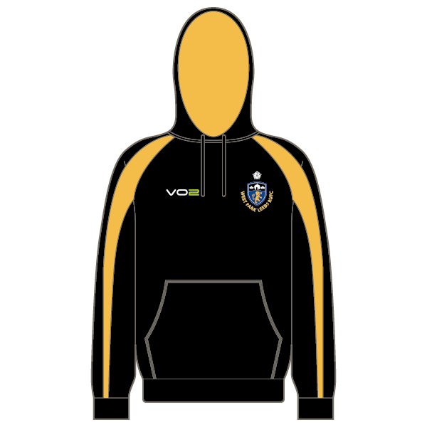 West Park Leeds Pro Hoodie Black/Amber (Youth)