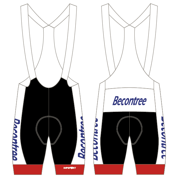 Becontree Wheelers T2 Bibshorts