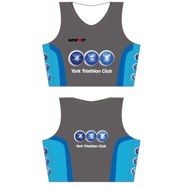York Triathlon Club Ladies Crop Top 