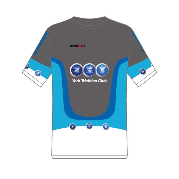 York Triathlon Club Short Sleeved Athletics T-Shirt