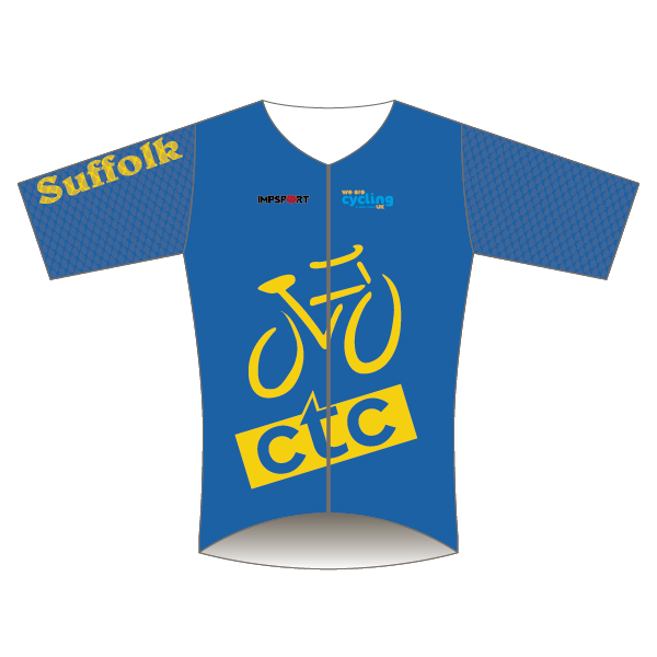 CTC Suffolk Blue/Yellow Design T3 Road Jersey