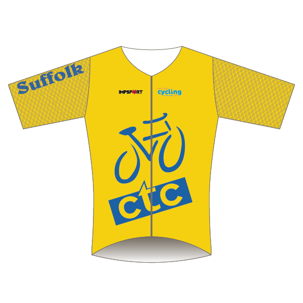 CTC Suffolk Yellow/Blue Design T3 Road Jersey