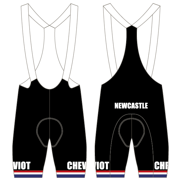 Newcastle Cheviots CC T3 Bibshorts