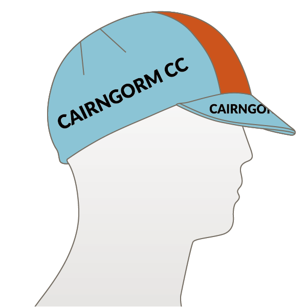 Cairngorm Cycling Club Multi Panel Cycle Cap