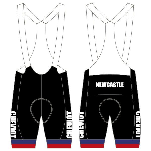 Newcastle Cheviots New Design T2 Bibshorts