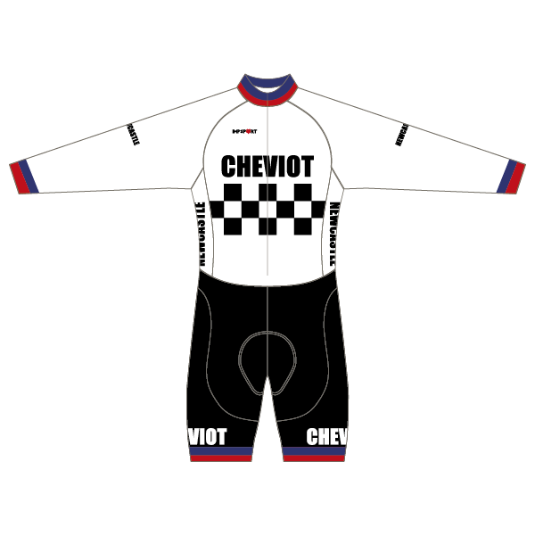 Newcastle Cheviots New Design T1 Skinsuit - Long Sleeved