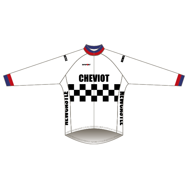 Newcastle Cheviots New Design T1 Road Jersey - Long Sleeved