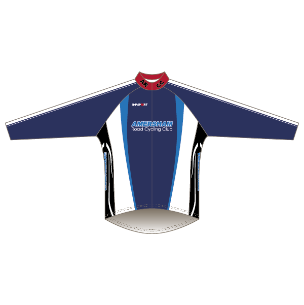 Amersham Road CC White Design T1 Road Jersey - Long Sleeved