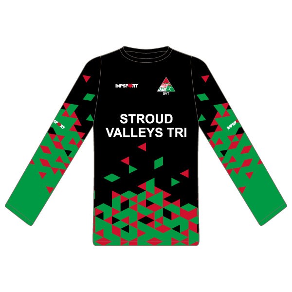 Stroud Valleys Tri Long Sleeved Athletics T-Shirt