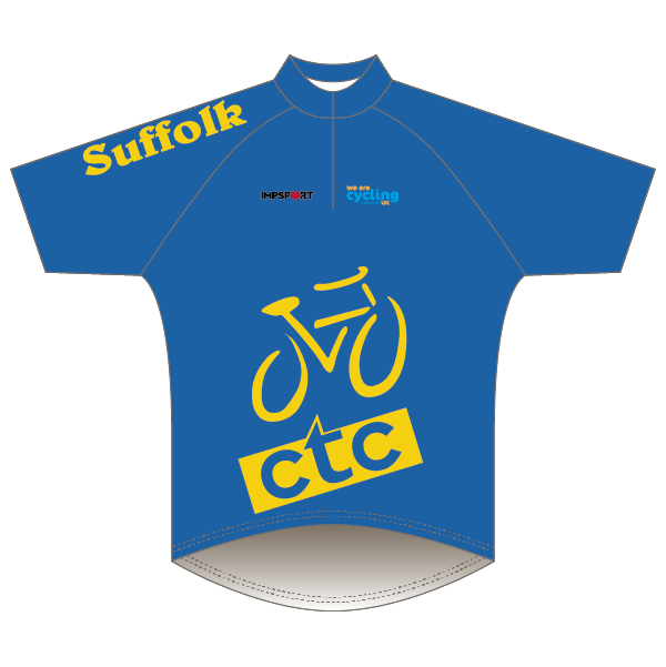 CTC Suffolk Blue/Yellow Design Sportive Road Jersey