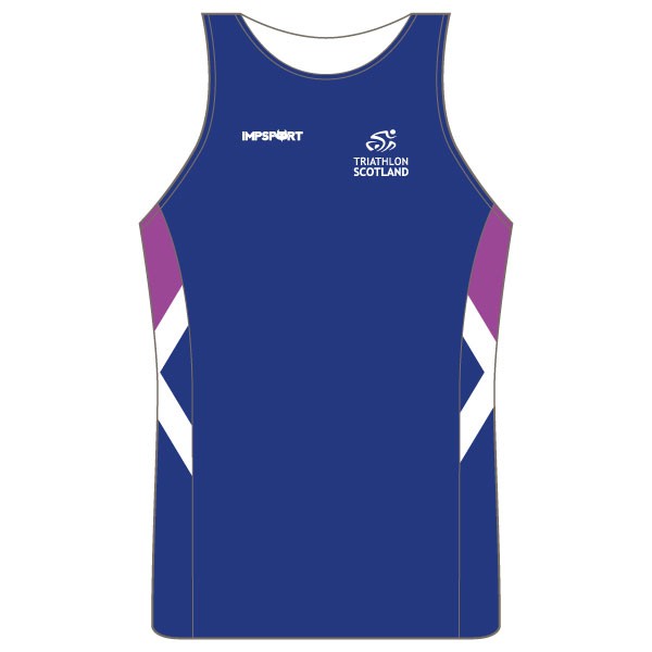 Triathlon Scotland Running Vest - Full Back