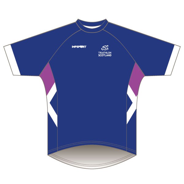 Triathlon Scotland Junior Short Sleeved Downhill Jersey