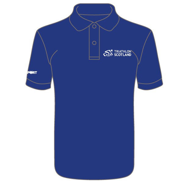Triathlon Scotland Cool Polo (Royal Blue)