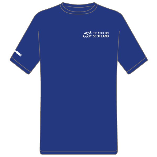Triathlon Scotland Junior Cool T (Royal Blue)