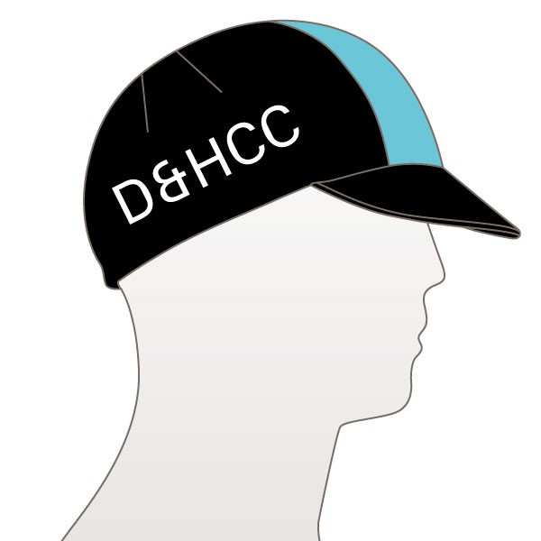 D&HCC Centre Band Cycle Cap