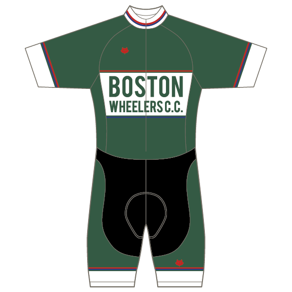 Boston Wheelers Retro T1 Skinsuit - Short Sleeved
