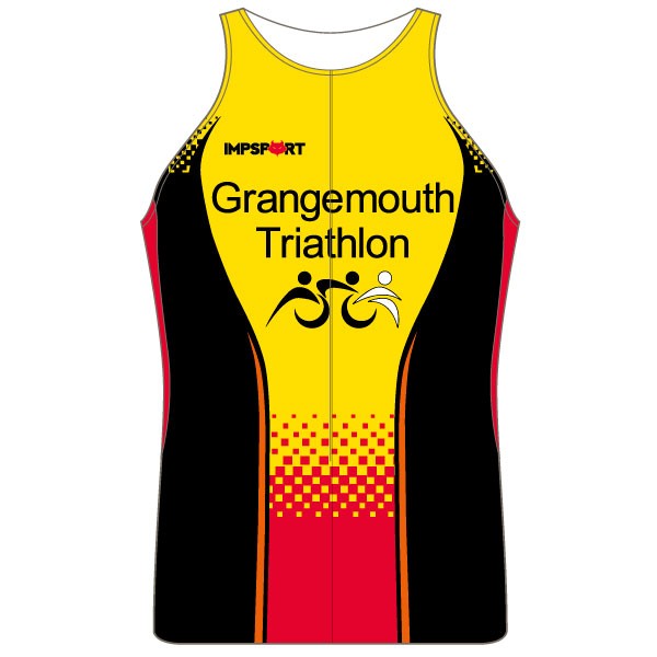 Grangemouth Triathlon Men's Tri Top - With Mesh Pockets