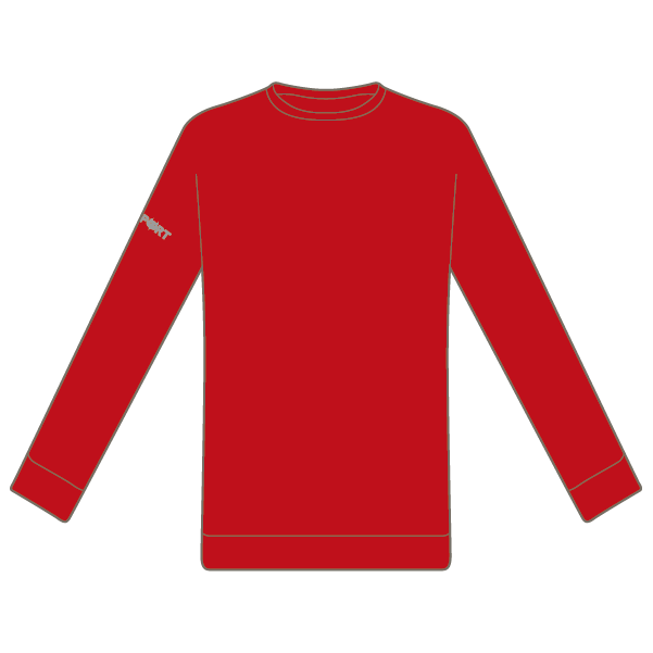 Lincs Fire and Rescue Junior Plain Long Sleeve T-Shirt (Red)