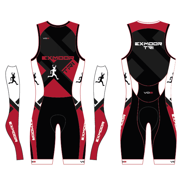 Exmoor Tri Club Vortex Triathlon Suit - Front Zip