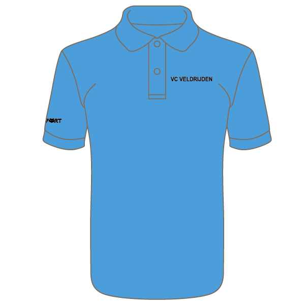 VC Veldrijden Cool Polo (Turquoise Blue)