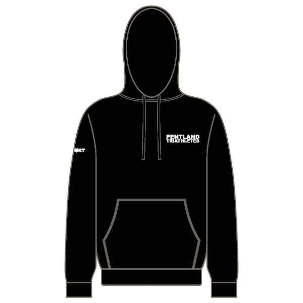 Pentland Triathletes Junior Hoodie (Black)