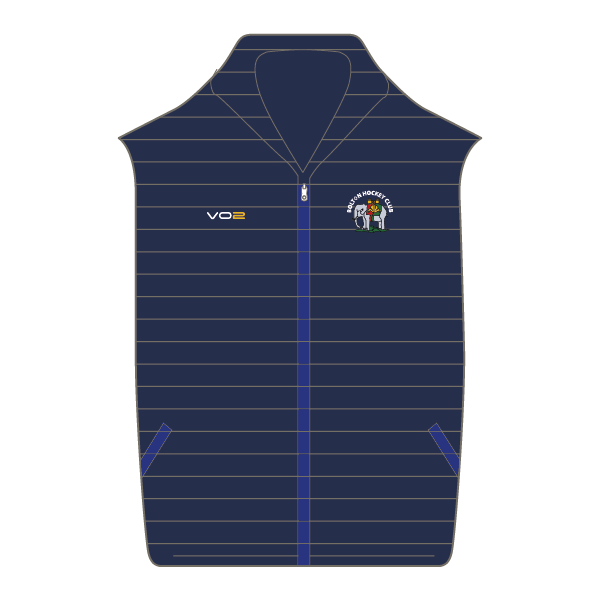 Bolton Hockey Club Junior Padded Gilet - Navy/Royal