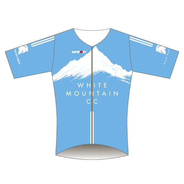 White Mountain CC Light Blue Design T3 Road Jersey
