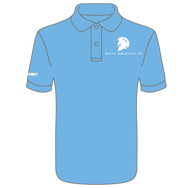 White Mountain CC Cool Polo (Sapphire Blue)