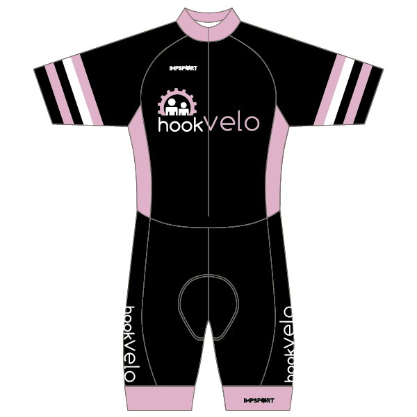 Hook Velo Pink T2 Skinsuit - Short Sleeved