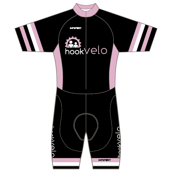 Hook Velo Pink T1 Skinsuit - Short Sleeved