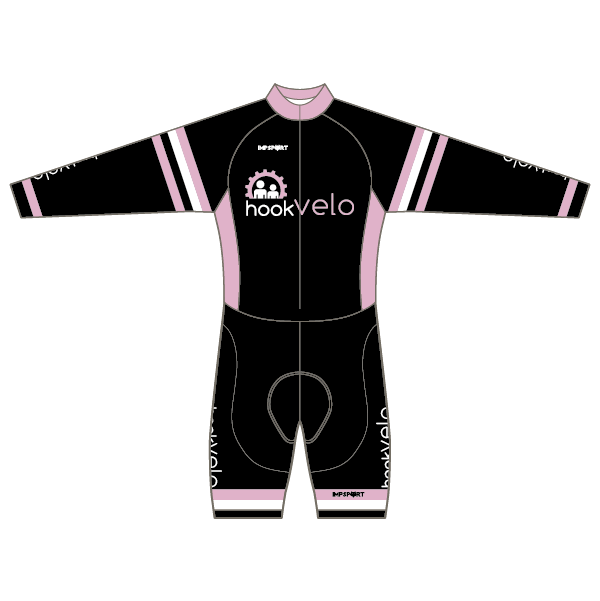 Hook Velo Pink T1 Skinsuit - Long Sleeved