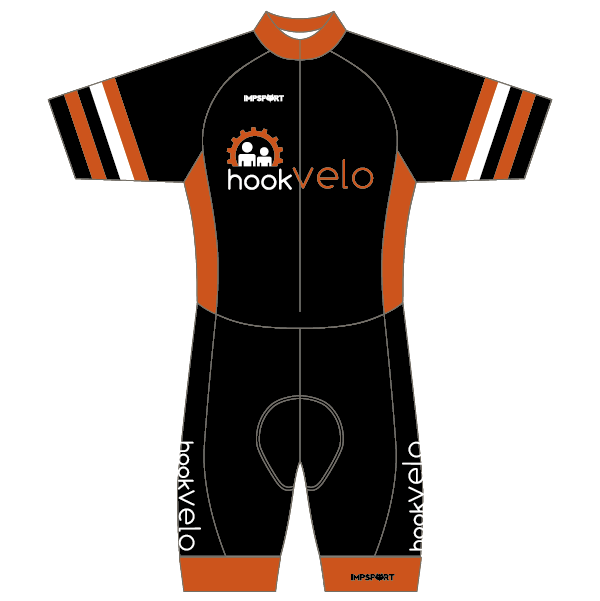 Hook Velo Orange T2 Skinsuit - Short Sleeved