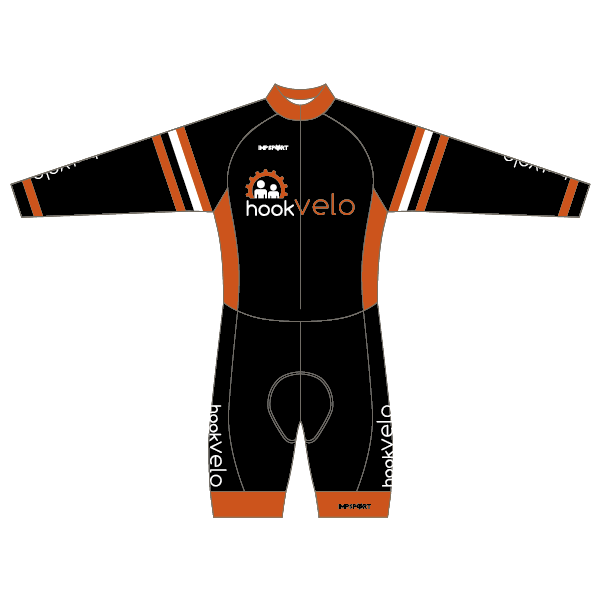 Hook Velo Orange T2 Skinsuit - Long Sleeved