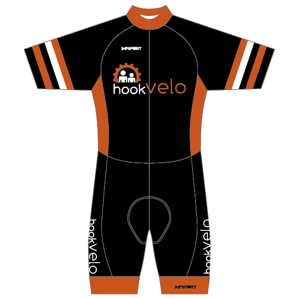 Hook Velo Orange T2 Skinsuit - Open Zip