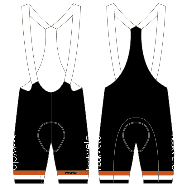 Hook Velo Orange T3 Bibshorts