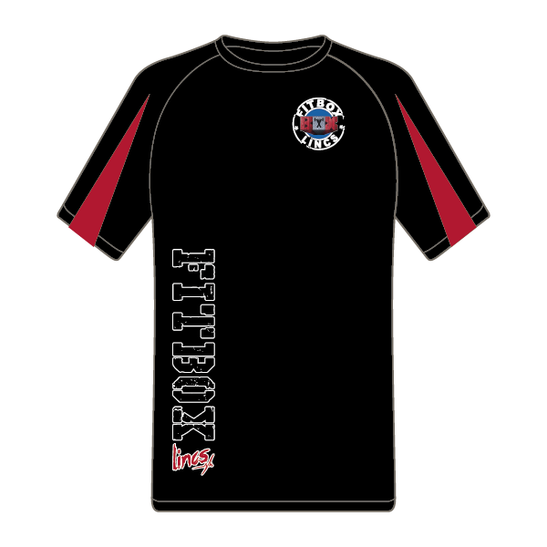 Fitbox Contrast Cool T (Black/ Red)