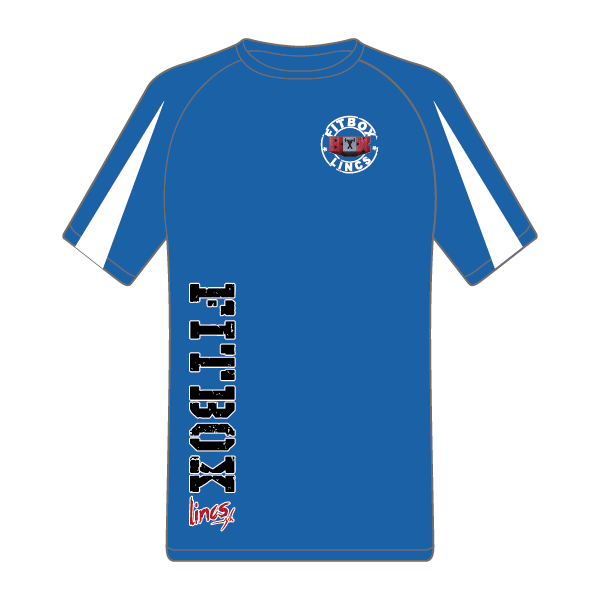 Fitbox Contrast Cool T (Royal/ White)