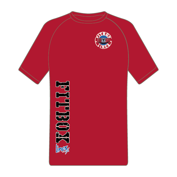 Fitbox Ladies Fit Cool T (Red)