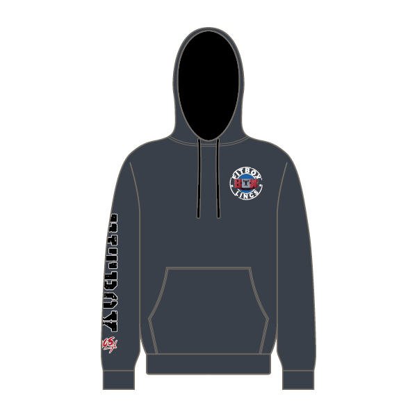 Fitbox Hoodie (Charcoal/ Black)