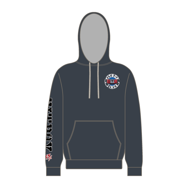 Fitbox Hoodie (Charcoal/ Grey)