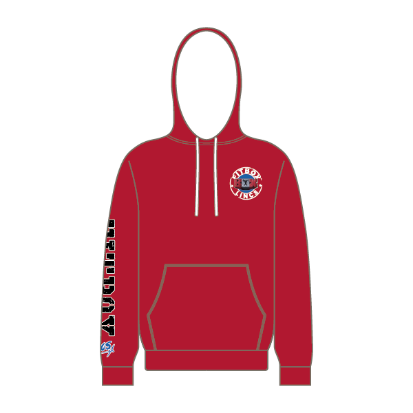 Fitbox Hoodie (Red/ White)