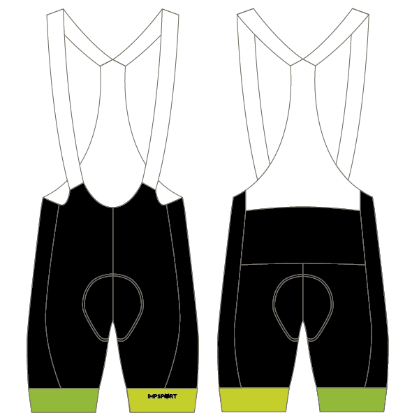 Charente Wheelers T2 Bibshorts (Custom Leg Bands)