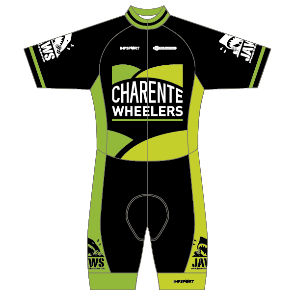 Charente Wheelers T2 Skinsuit - Open Zip