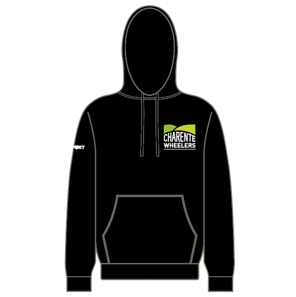 Charente Wheelers Hoodie (Black)