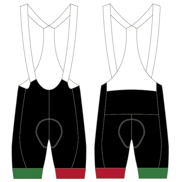 GRFC Veloship T2 Bibshorts (Custom Leg Bands)